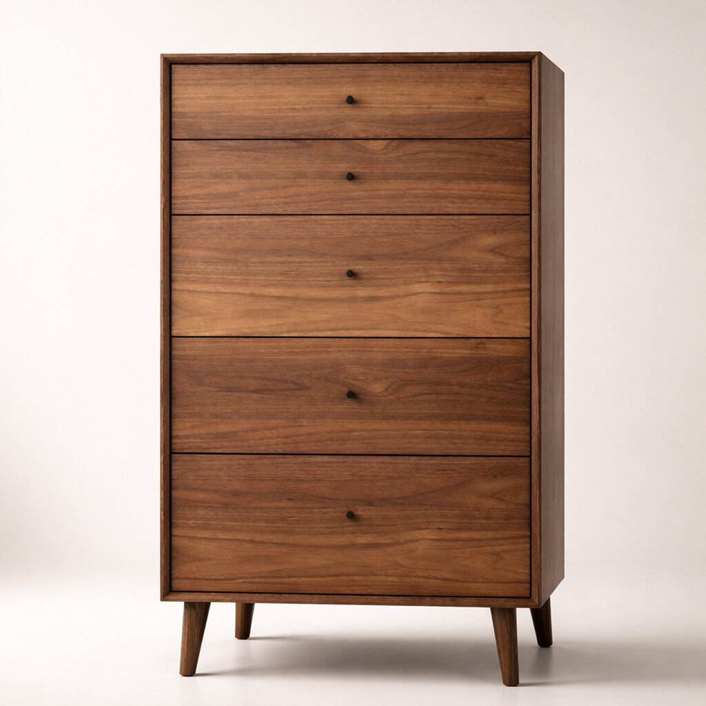 HERMAN 5 DRAWER CHEST By HUPPE