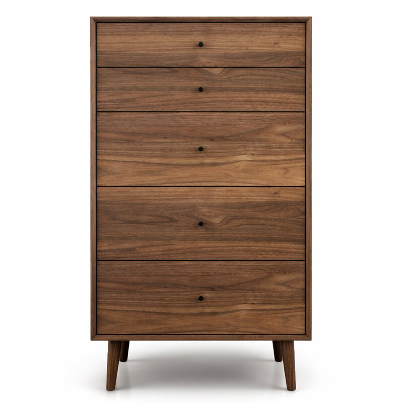 HERMAN 5 DRAWER CHEST By HUPPE