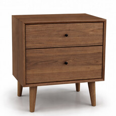 HERMAN 2 DRAWER NIGHSTAND By HUPPE