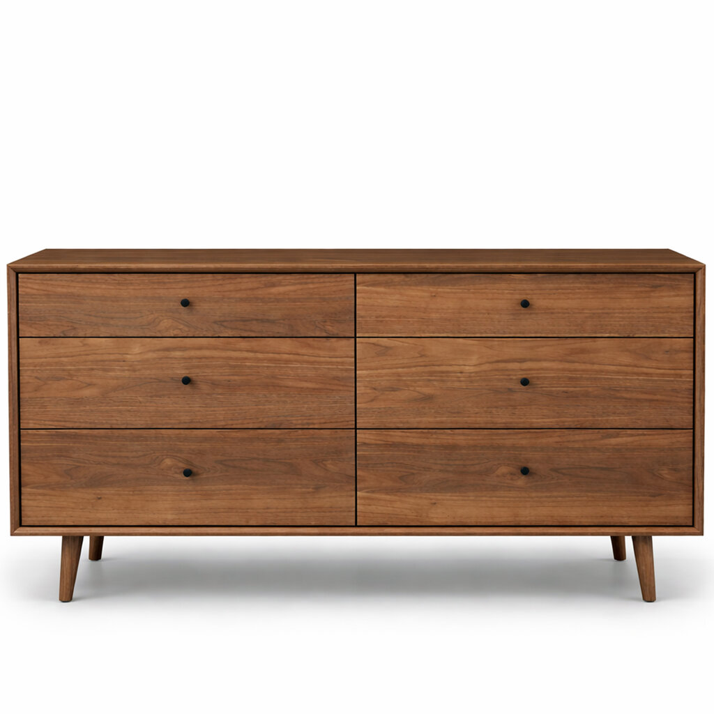 HERMAN 6 DRAWER DRESSER By HUPPE