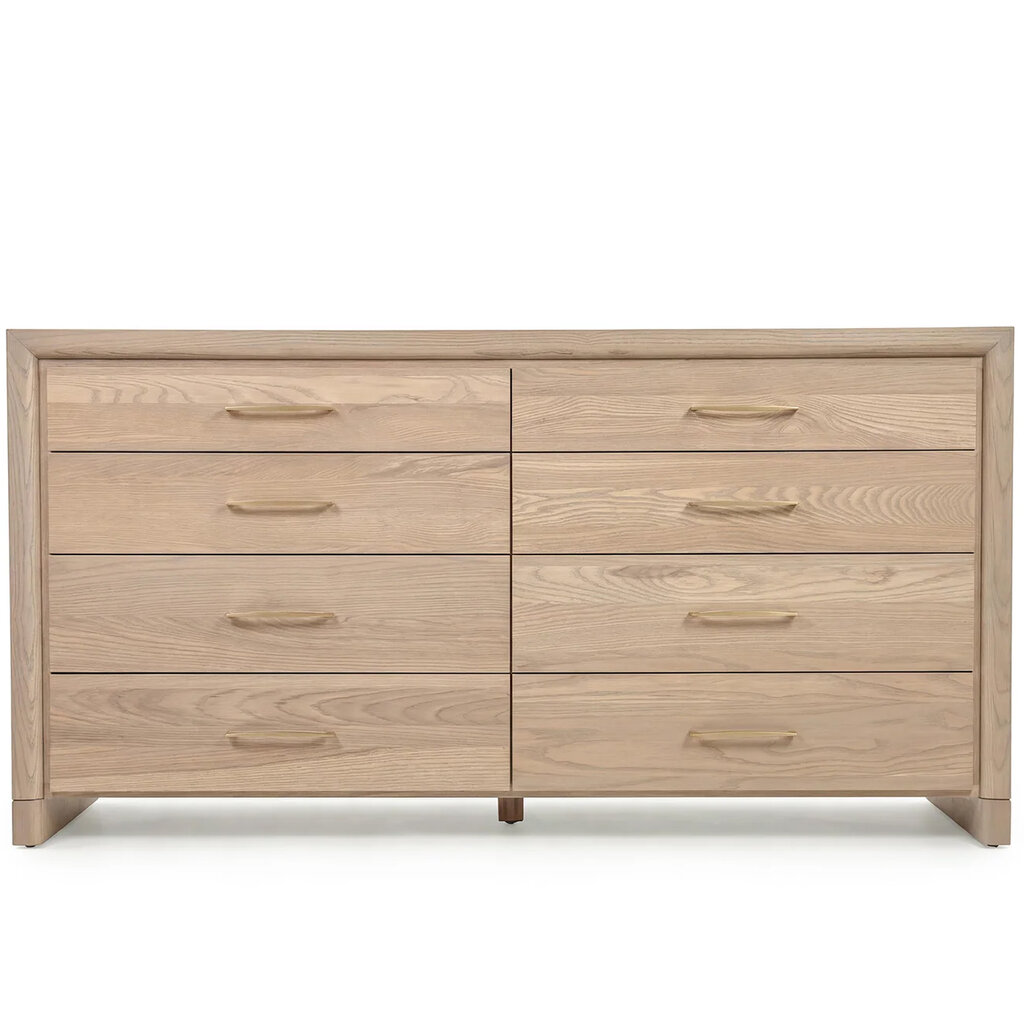 SOLAIRE 8-DRAWER DRESSER ASH WOOD