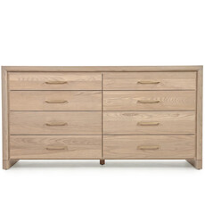 SOLAIRE 8-DRAWER DRESSER ASH WOOD