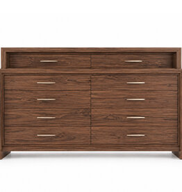 SOLAIRE 10-DRAWER DRESSER DELUXE WALNUT