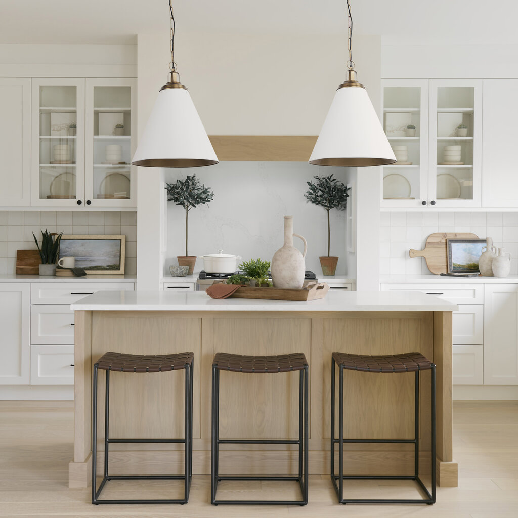 MIRREN COUNTERSTOOL BRAIDED LEATHER BROWN