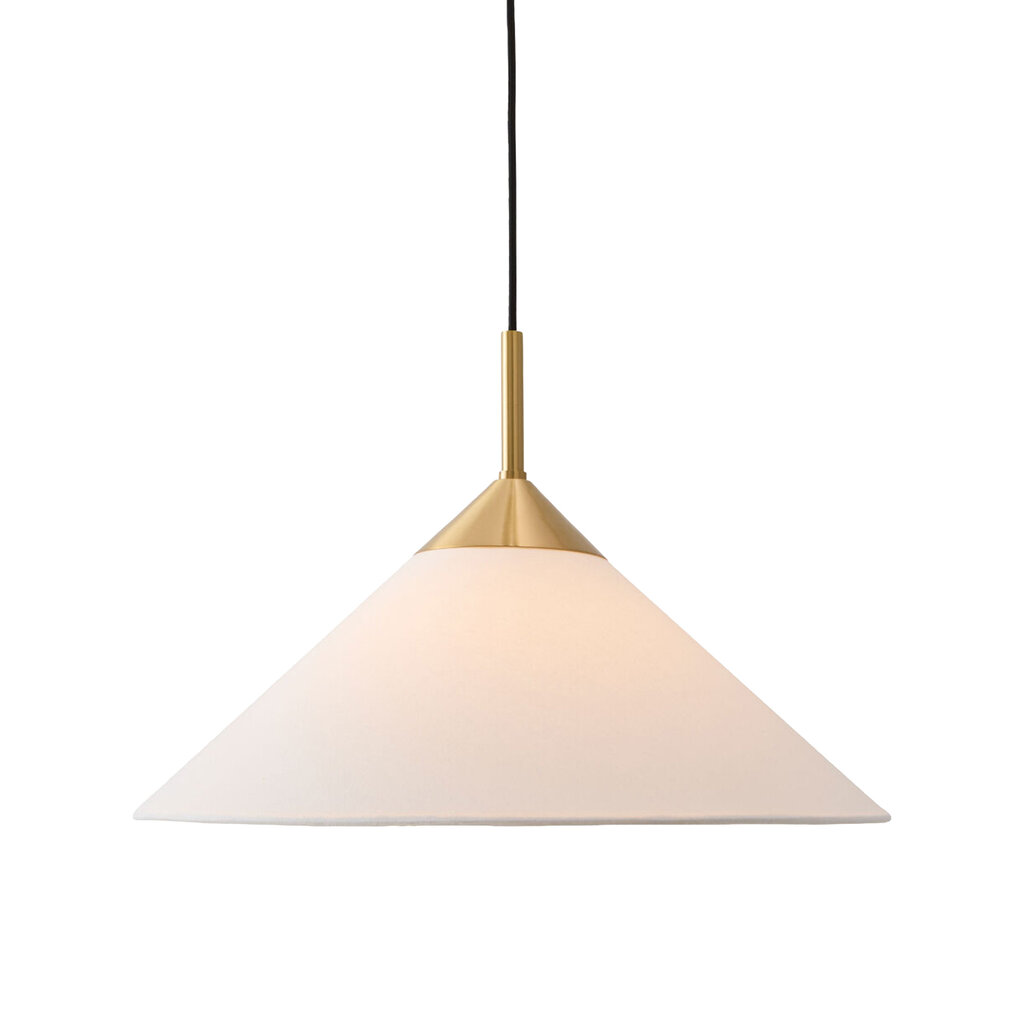 AVERO PENDANT WHITE AND BRASS