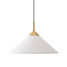 AVERO PENDANT WHITE AND BRASS