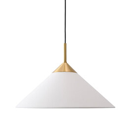 AVERO PENDANT WHITE AND BRASS