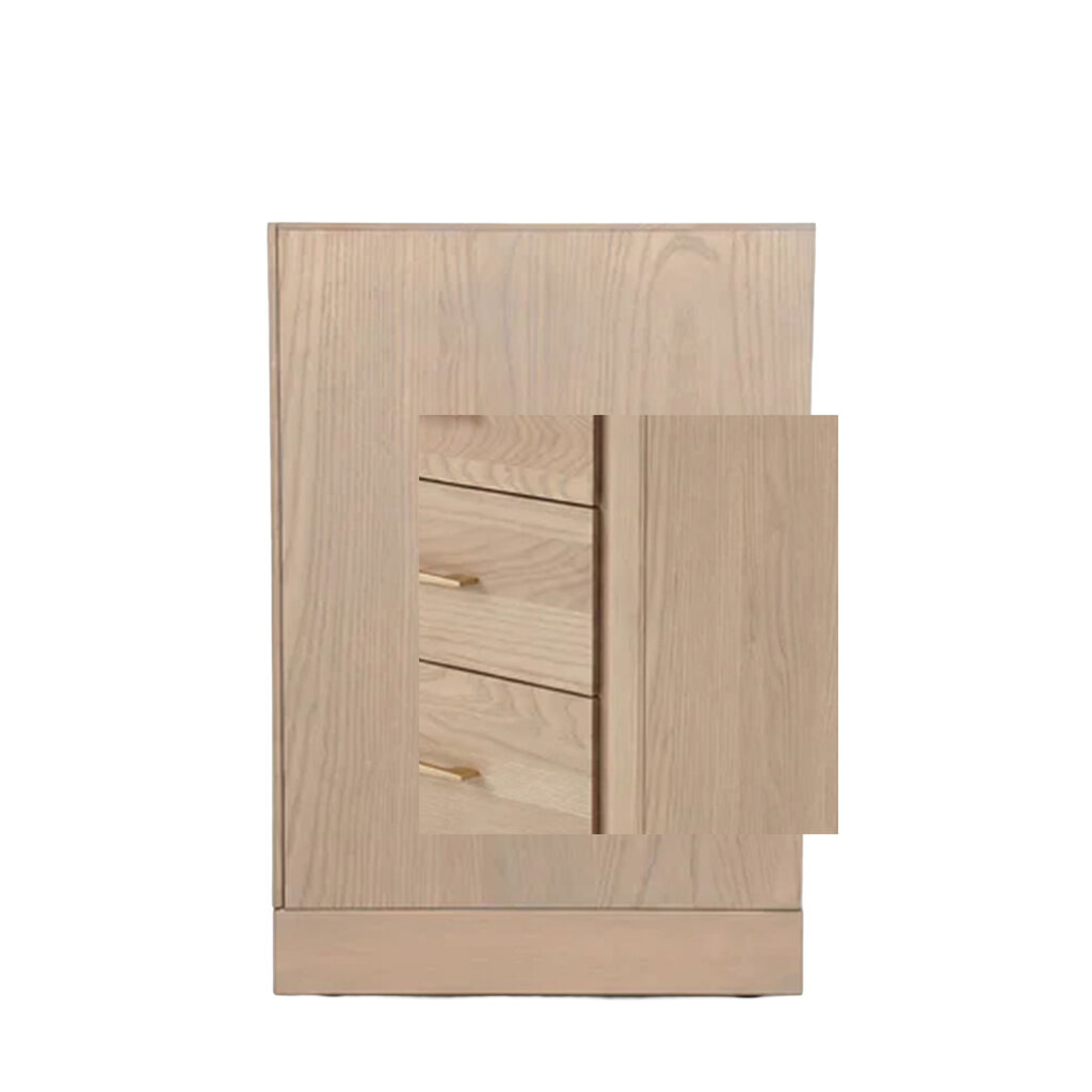 SOLAIRE 3-DRAWER NIGHTSTAND SMALL 22.5"