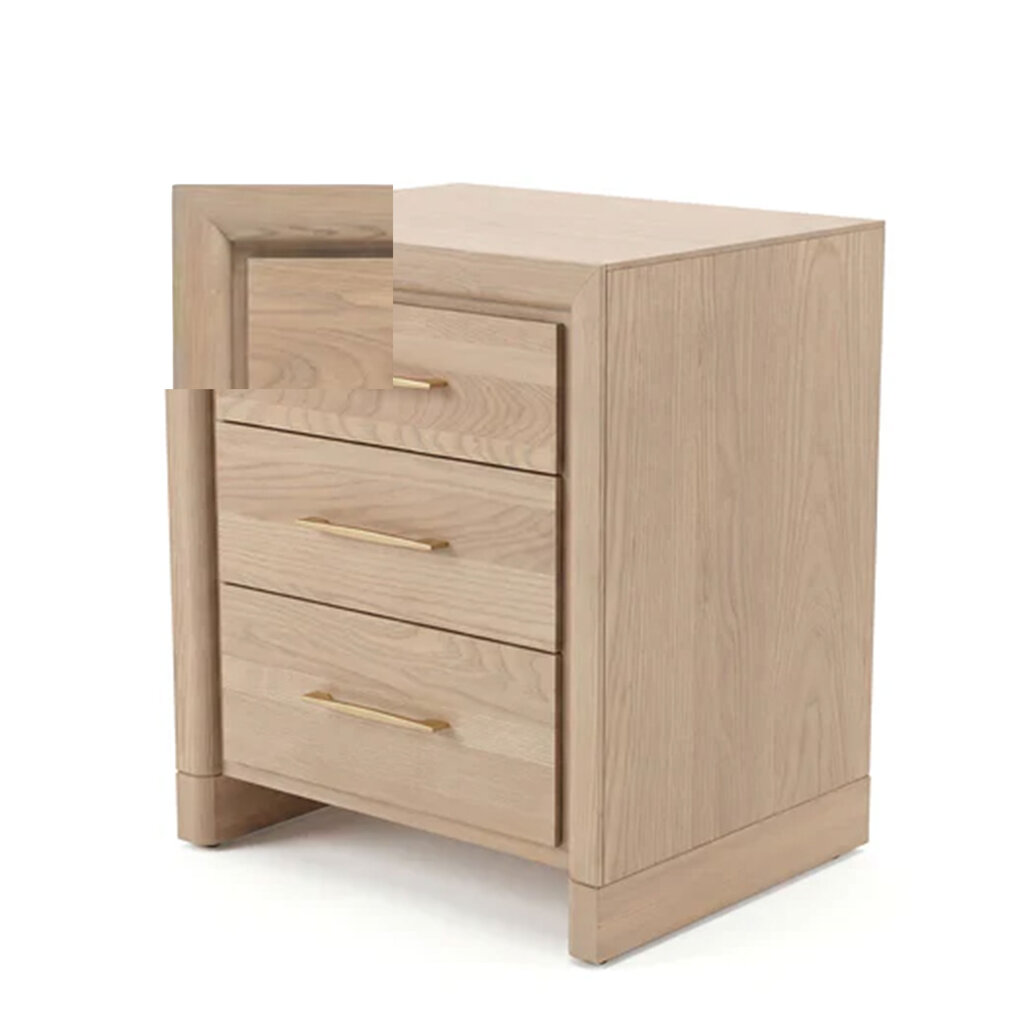SOLAIRE 3-DRAWER NIGHTSTAND SMALL 22.5"