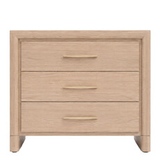 SOLAIRE 3-DRAWER NIGHTSTAND LARGE 28.5"