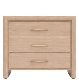 SOLAIRE 3-DRAWER NIGHTSTAND LARGE 28.5"