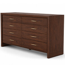 SOLAIRE 8-DRAWER DRESSER WALNUT