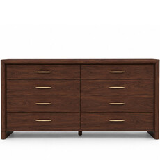 SOLAIRE 8-DRAWER DRESSER WALNUT