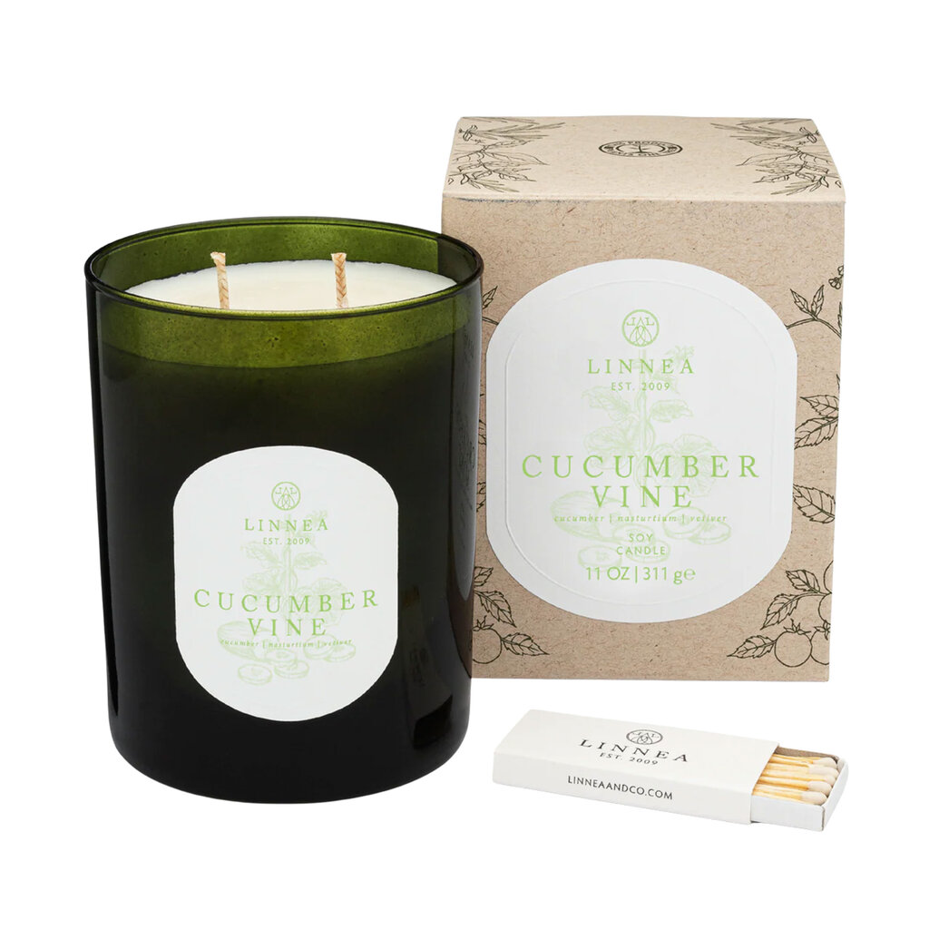 CUCUMBER VINE - LINNEA Two Wick Candle