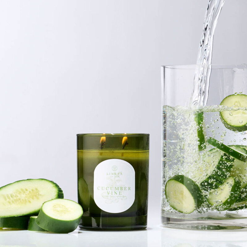 CUCUMBER VINE - LINNEA Two Wick Candle