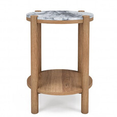 JULES 2-LEVEL SIDE TABLE ROUND