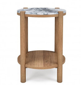 JULES 2-LEVEL SIDE TABLE ROUND