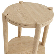 JULES 2-LEVEL SIDE TABLE ROUND