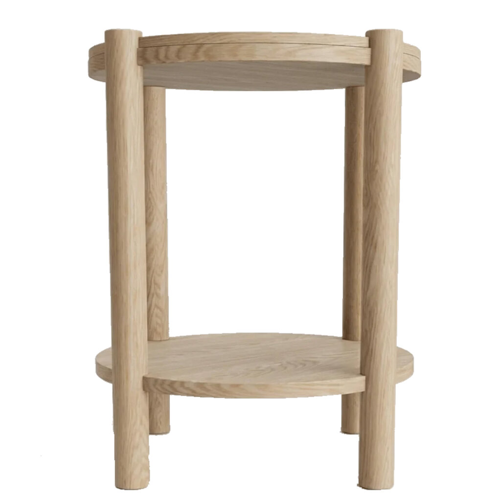 JULES 2-LEVEL SIDE TABLE ROUND