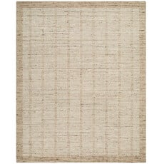 MUNICH GRID HANDMADE 8' X 10' WOOL - SAND OAT NATURAL