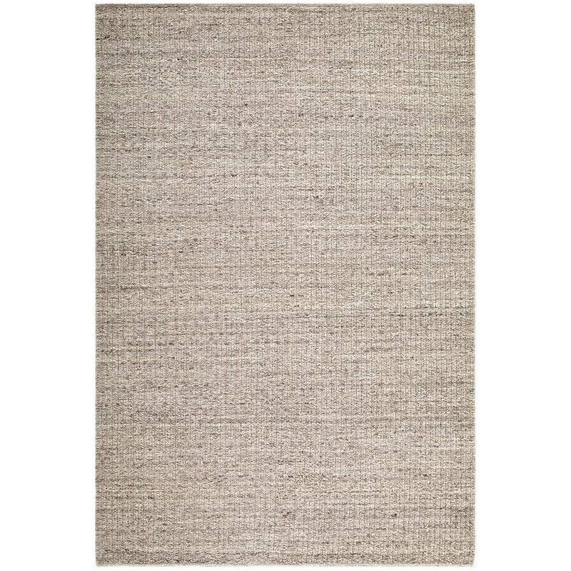 BENSEN LINEAR GROOVE HANDMADE 5' X 7'6" WOOL - SAND OAT NATURAL