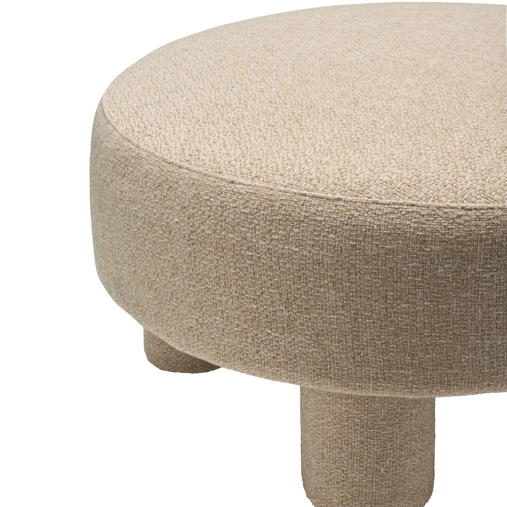 SUMMIT OTTOMAN ROUND 31" OATMEAL