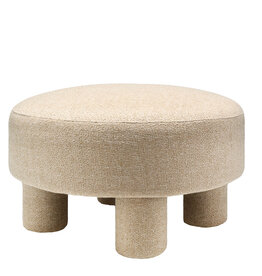 SUMMIT OTTOMAN ROUND 31" OATMEAL