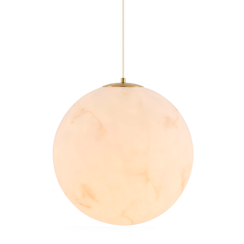 ONYX GLOBE PENDANT 16"