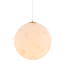 ONYX GLOBE PENDANT 16"