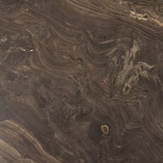 HUGO DINING TABLE ROUND 54" MARBLE DARK BROWN