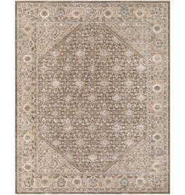 ARDEA CARPET MODERN TRADITIONS 6'7" X 9'6" BROWN BLUE GREY MUSTARD