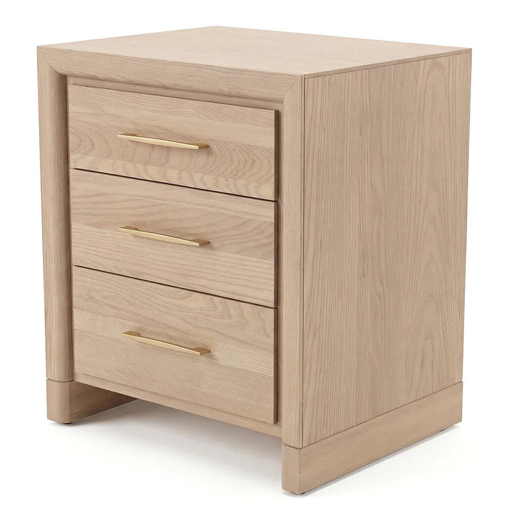 SOLAIRE 3-DRAWER NIGHTSTAND SMALL 22.5"