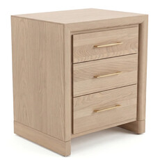 SOLAIRE 3-DRAWER NIGHTSTAND SMALL 22.5"