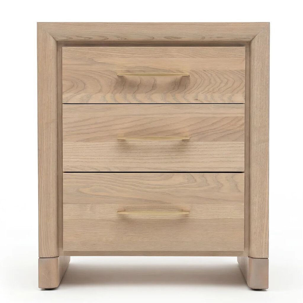 SOLAIRE 3-DRAWER NIGHTSTAND SMALL 22.5"