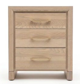 SOLAIRE 3-DRAWER NIGHTSTAND SMALL 22.5"