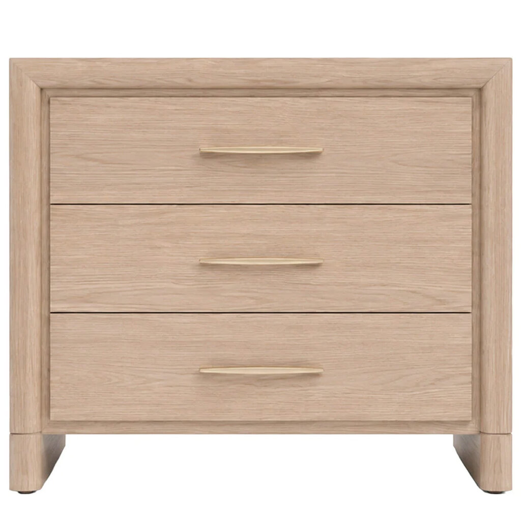 SOLAIRE 3-DRAWER NIGHTSTAND LARGE 28.5"