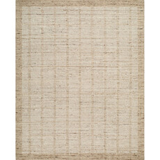 MUNICH GRID HANDMADE RUG SAND NATURAL