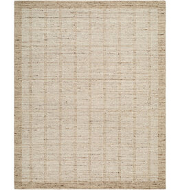 MUNICH GRID HANDMADE RUG SAND NATURAL