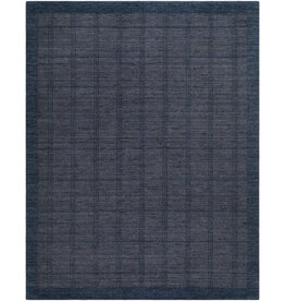 MUNICH GRID HANDMADE RUG INDIGO HEATHER