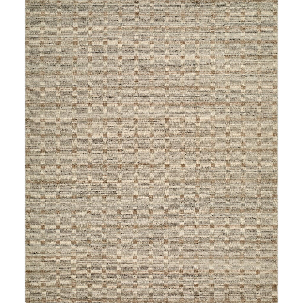 MUNICH GRID HANDMADE RUG PEBBLE DUNE