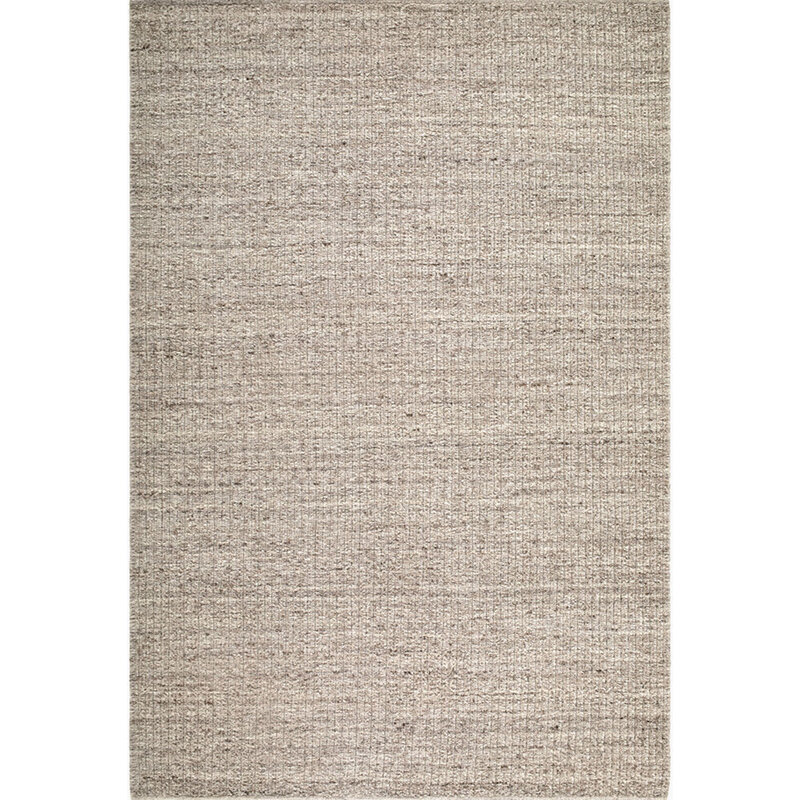 BENSEN LINEAR GROOVE HANDMADE RUG SAND OAT NATURAL