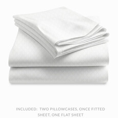 LUSOME TEMPERATURE REGULATING SHEETS - KING- WHITE