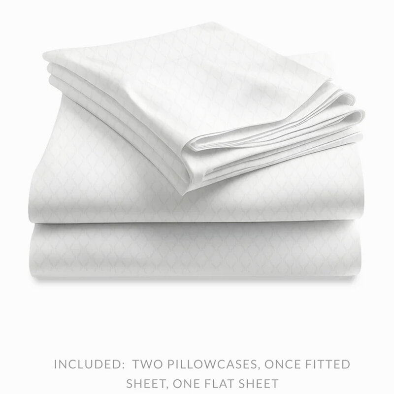 LUSOME TEMPERATURE REGULATING SHEETS - KING- WHITE