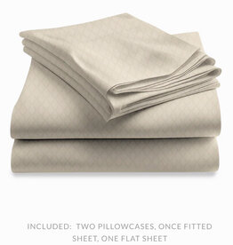 LUSOME TEMPERATURE REGULATING SHEETS - KING- CHAMPAGNE