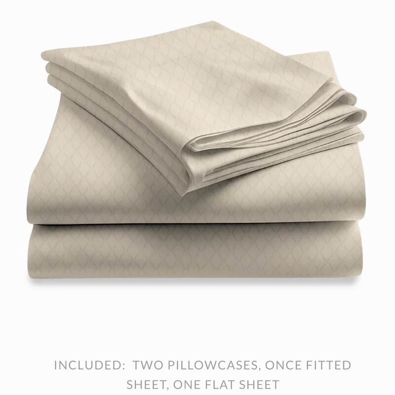 LUSOME TEMPERATURE REGULATING SHEETS - KING- CHAMPAGNE