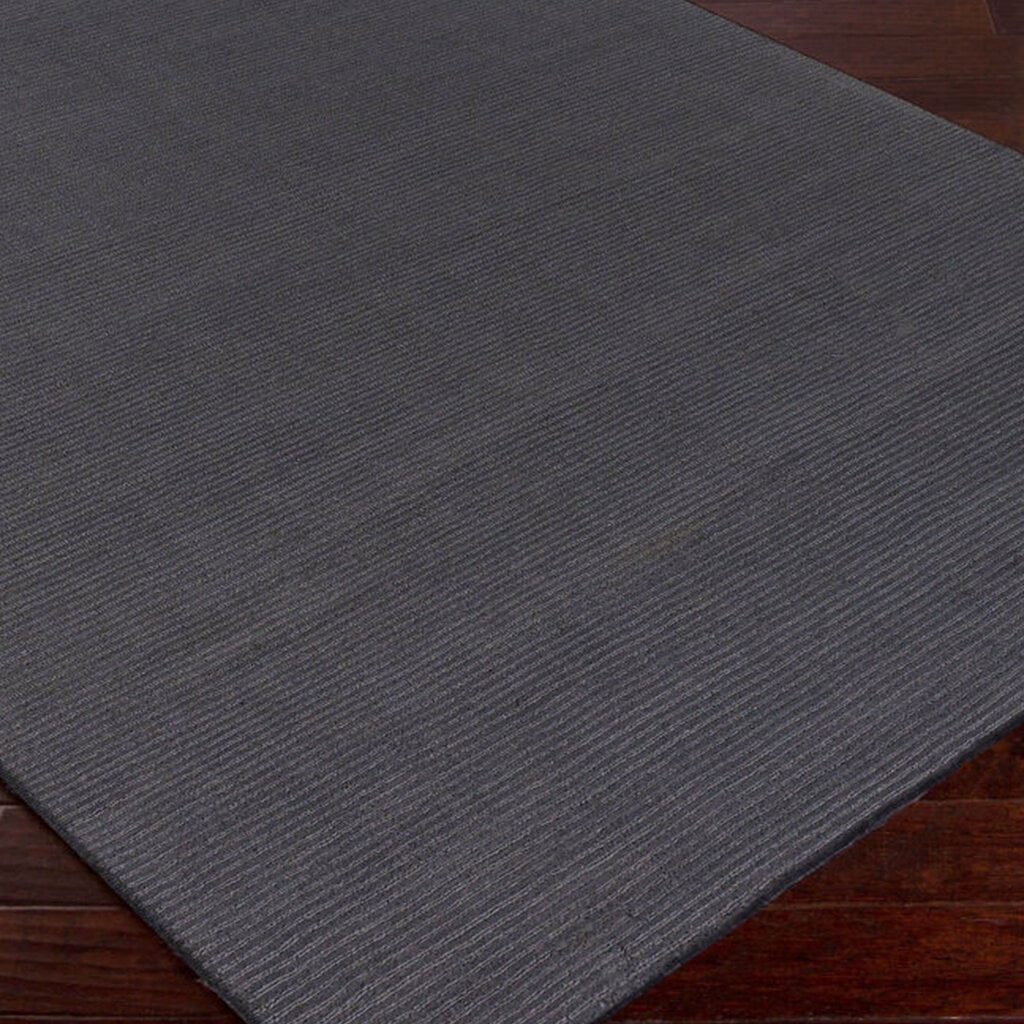 MYST RIBBED RUG CHARCOAL
