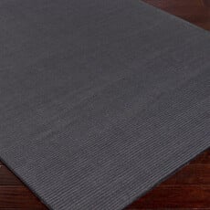 MYST RIBBED RUG CHARCOAL