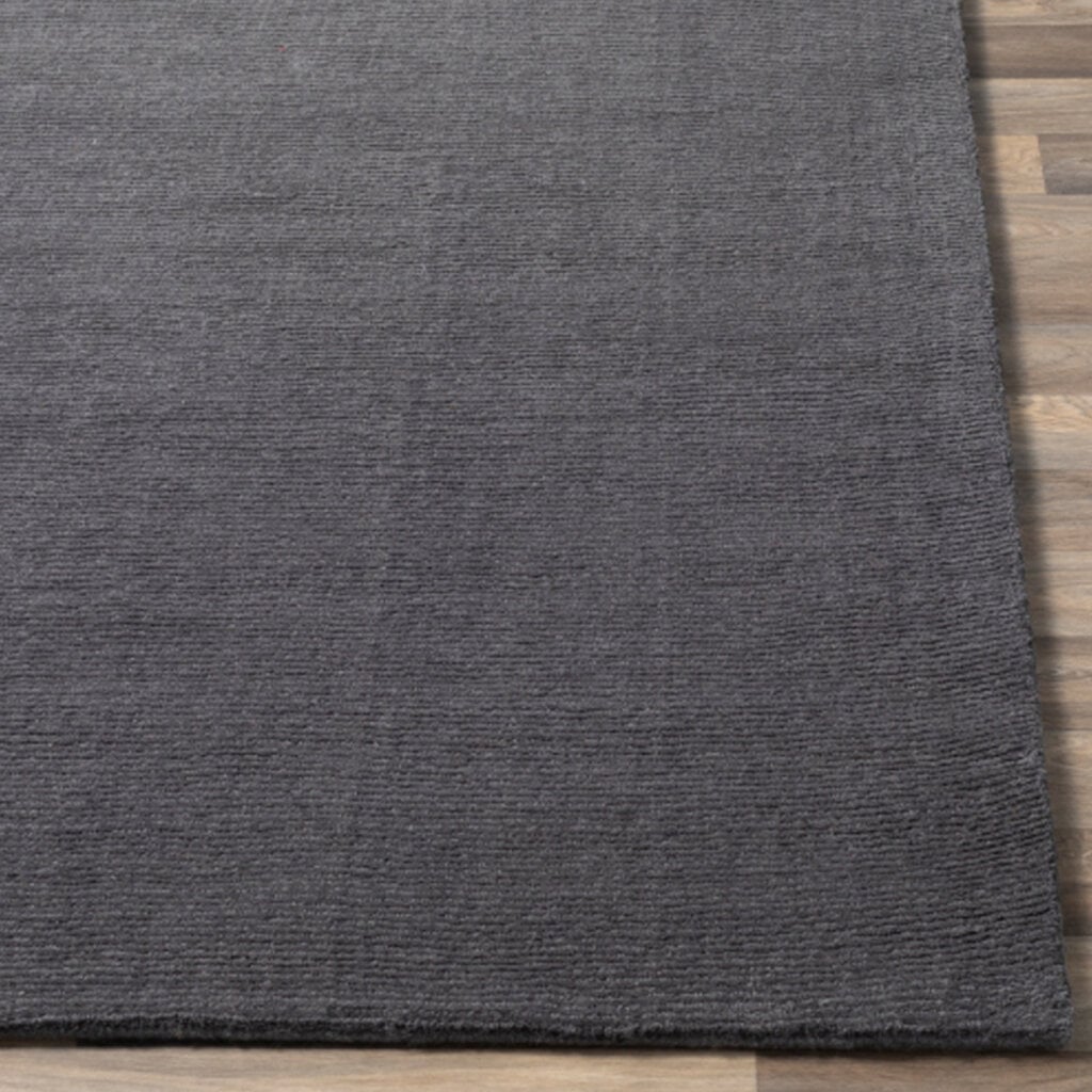 MYST RIBBED RUG CHARCOAL