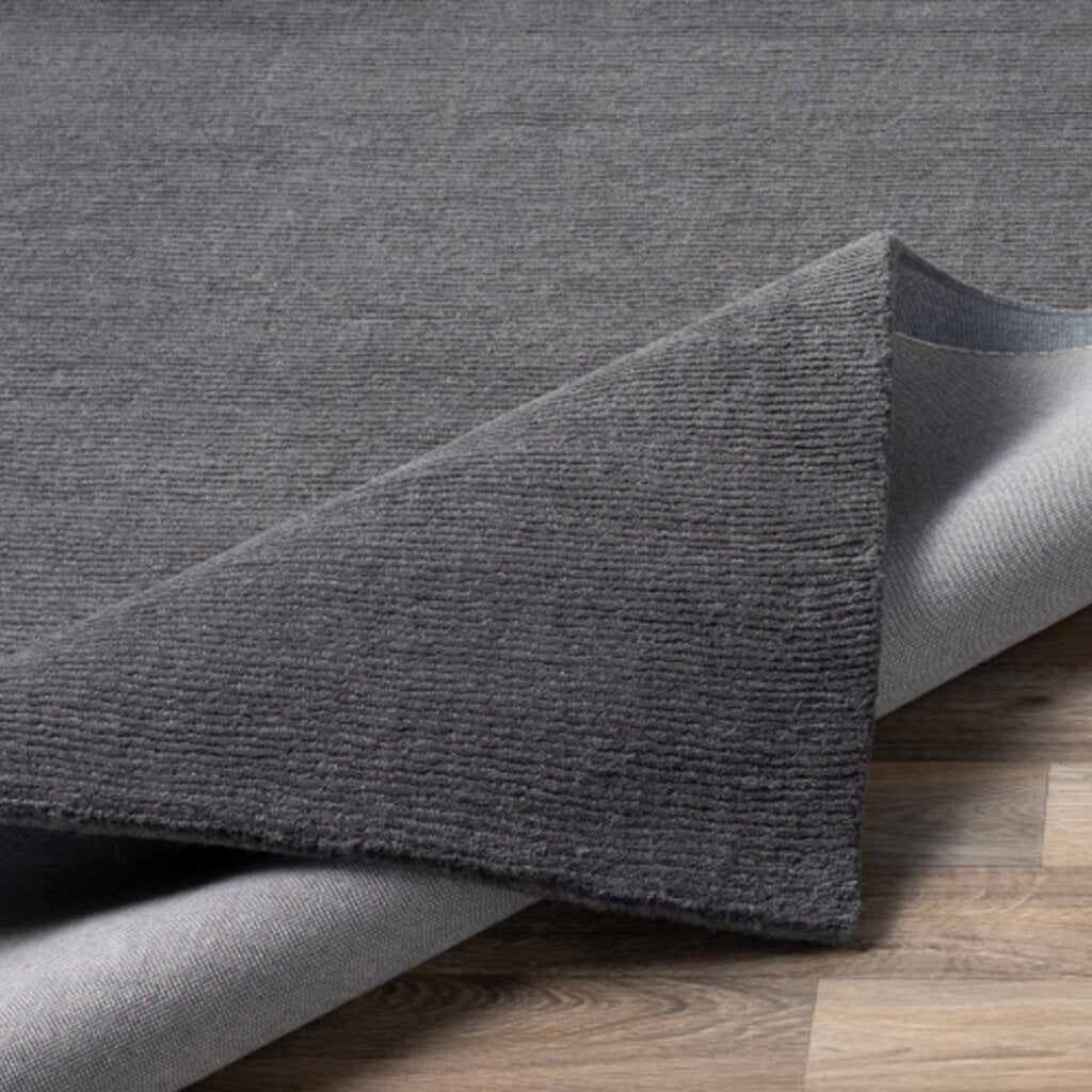MYST RIBBED RUG CHARCOAL
