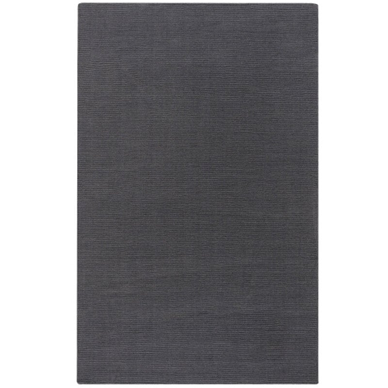 MYST RIBBED RUG CHARCOAL